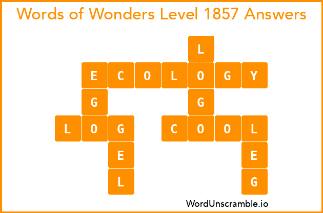 Words of Wonders Level 1857 Answers