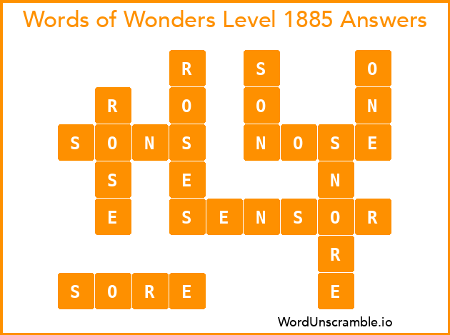 Words of Wonders Level 1885 Answers