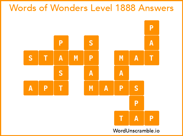 Words of Wonders Level 1888 Answers