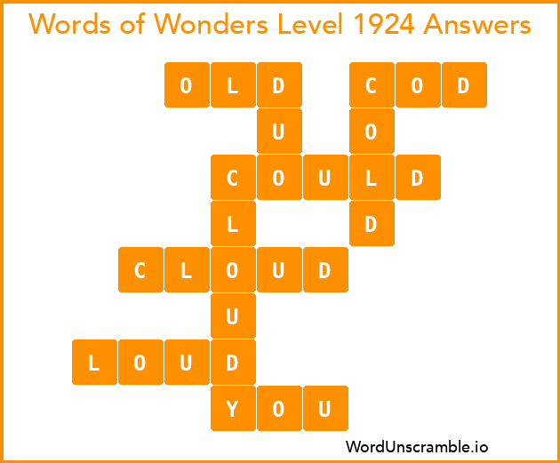 Words of Wonders Level 1924 Answers