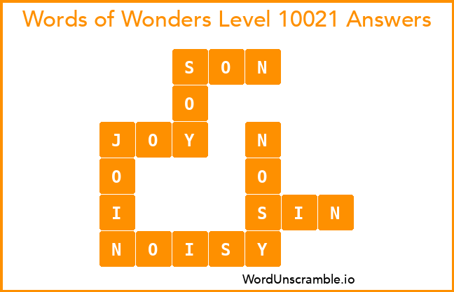 Words of Wonders Level 10021 Answers