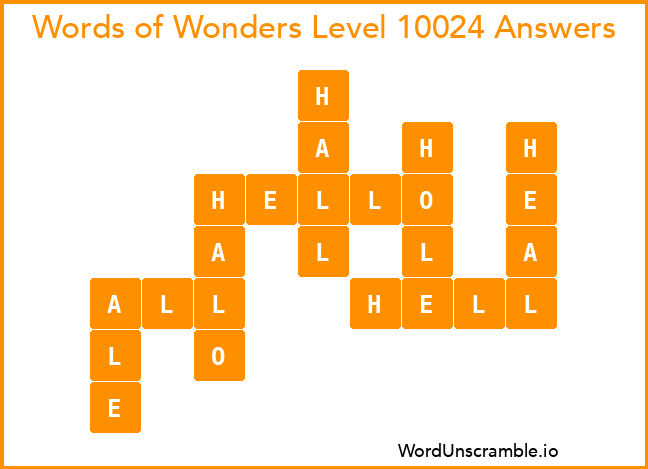 Words of Wonders Level 10024 Answers