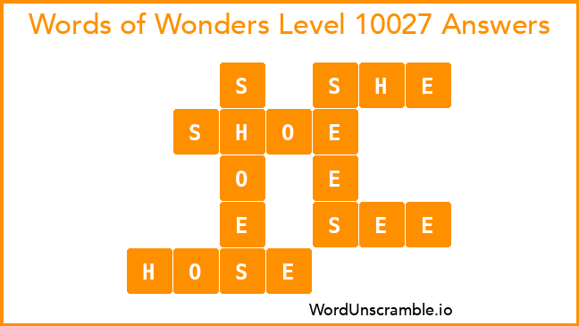 Words of Wonders Level 10027 Answers