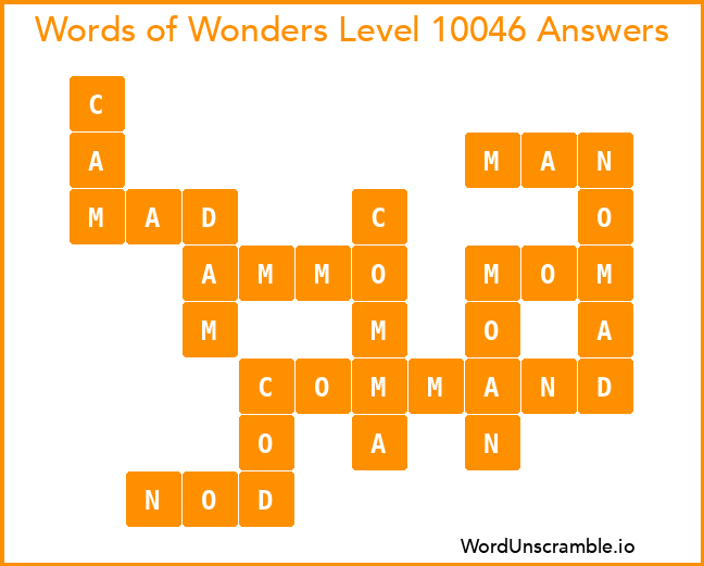 Words of Wonders Level 10046 Answers