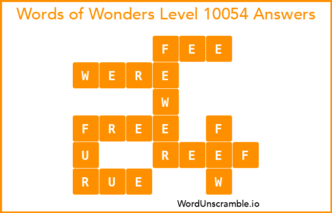 Words of Wonders Level 10054 Answers