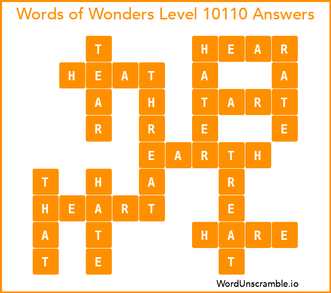 Words of Wonders Level 10110 Answers