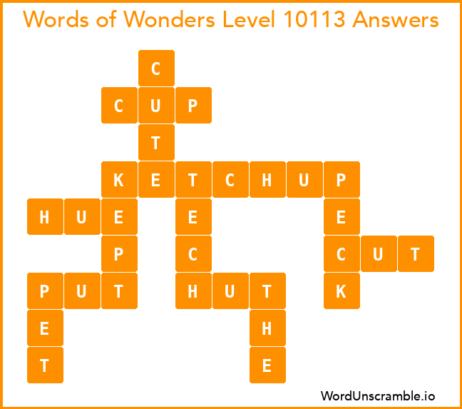 Words of Wonders Level 10113 Answers