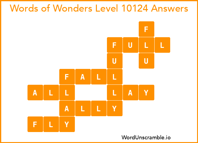 Words of Wonders Level 10124 Answers