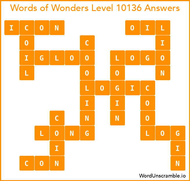 Words of Wonders Level 10136 Answers