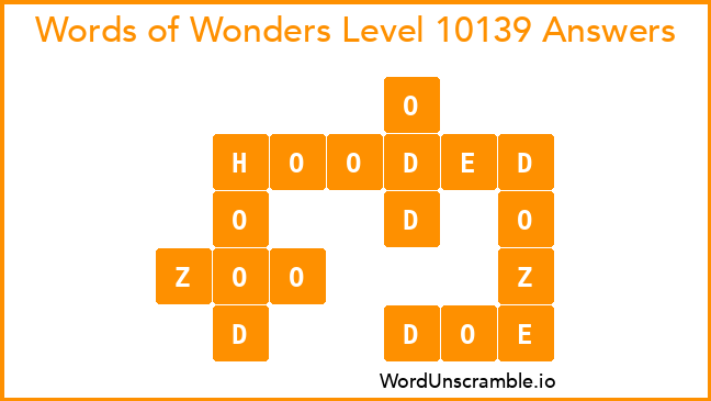 Words of Wonders Level 10139 Answers