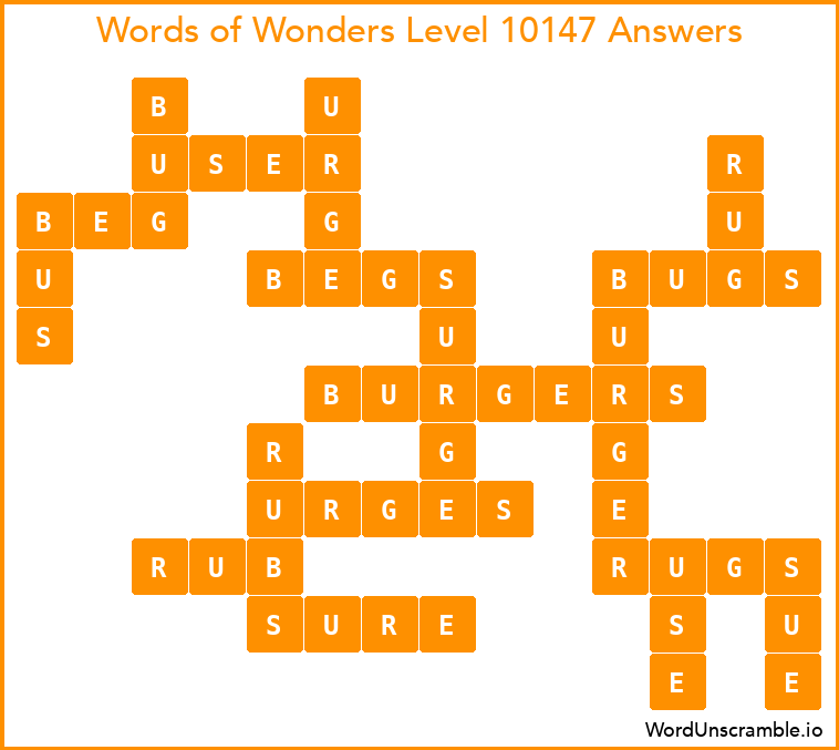 Words of Wonders Level 10147 Answers