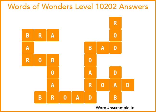 Words of Wonders Level 10202 Answers