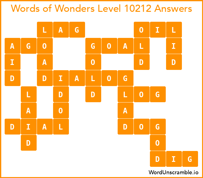 Words of Wonders Level 10212 Answers
