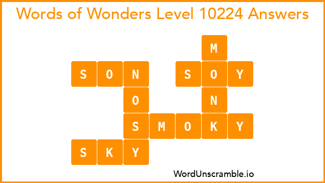 Words of Wonders Level 10224 Answers
