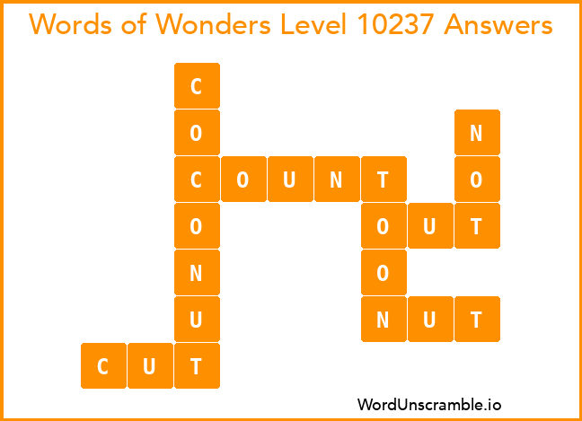 Words of Wonders Level 10237 Answers