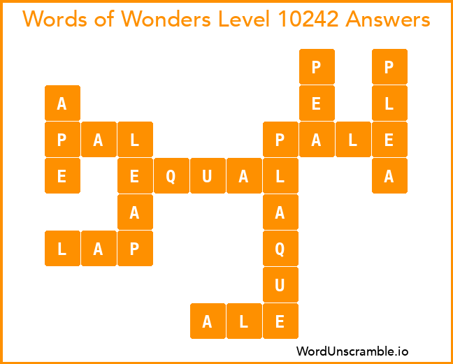 Words of Wonders Level 10242 Answers