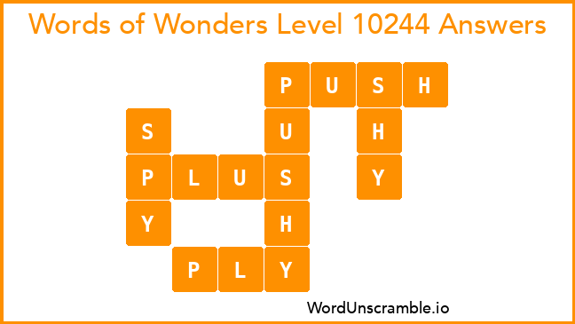 Words of Wonders Level 10244 Answers