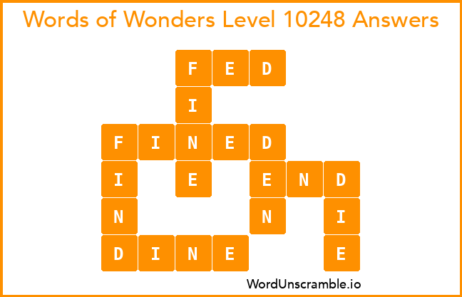 Words of Wonders Level 10248 Answers