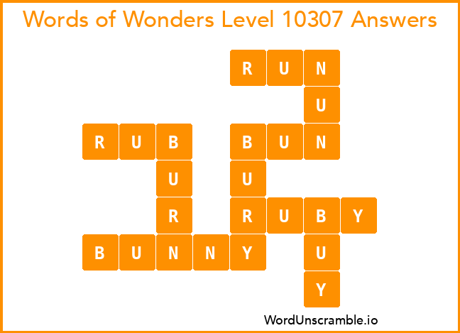 Words of Wonders Level 10307 Answers