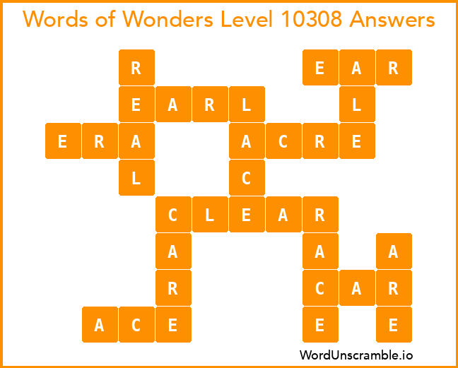 Words of Wonders Level 10308 Answers