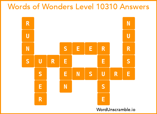 Words of Wonders Level 10310 Answers