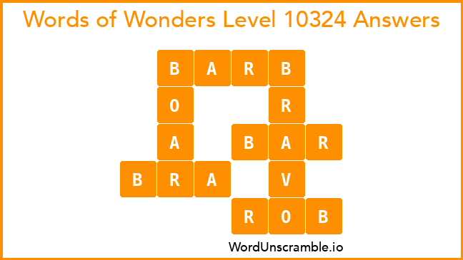Words of Wonders Level 10324 Answers