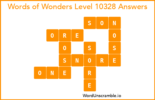 Words of Wonders Level 10328 Answers