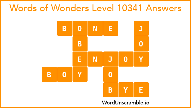 Words of Wonders Level 10341 Answers
