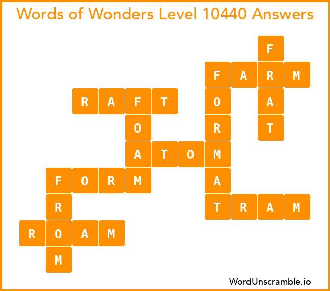 Words of Wonders Level 10440 Answers