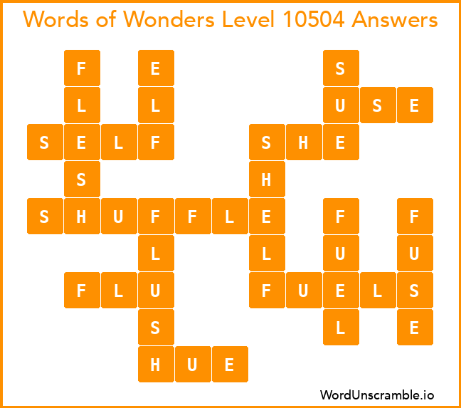Words of Wonders Level 10504 Answers