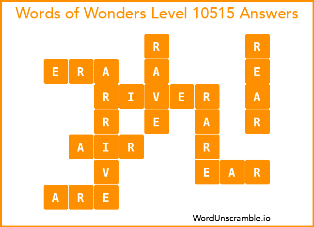 Words of Wonders Level 10515 Answers