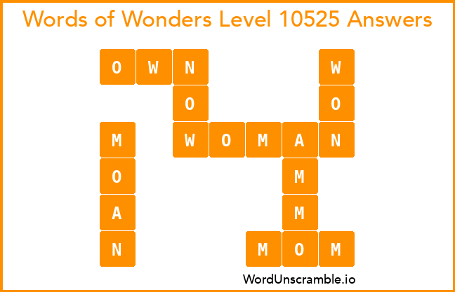 Words of Wonders Level 10525 Answers