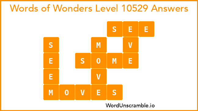 Words of Wonders Level 10529 Answers