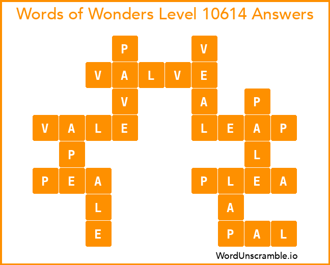 Words of Wonders Level 10614 Answers
