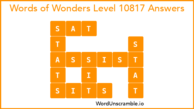 Words of Wonders Level 10817 Answers