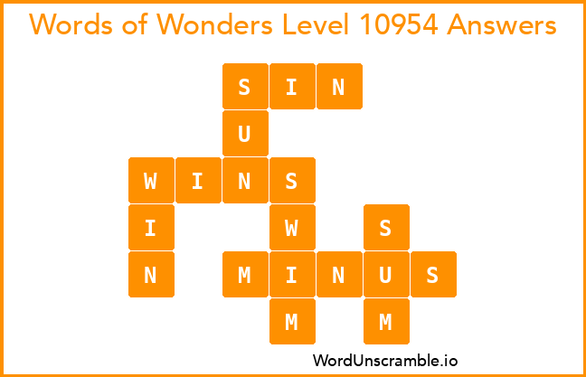 Words of Wonders Level 10954 Answers