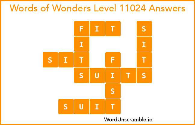 Words of Wonders Level 11024 Answers