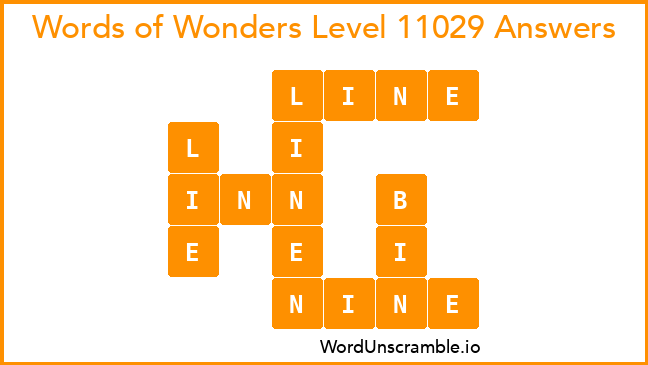 Words of Wonders Level 11029 Answers