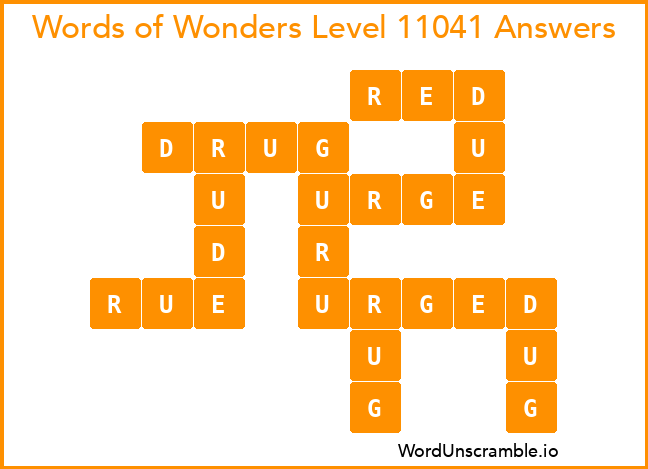 Words of Wonders Level 11041 Answers