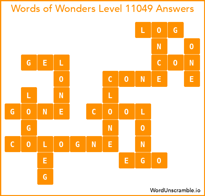 Words of Wonders Level 11049 Answers