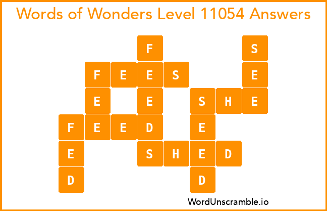 Words of Wonders Level 11054 Answers