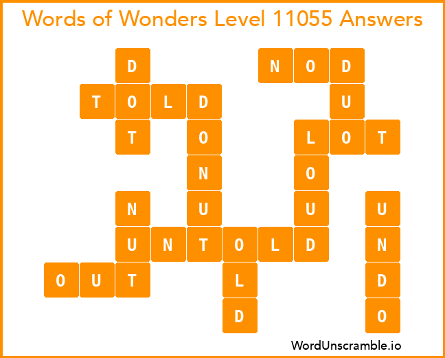 Words of Wonders Level 11055 Answers