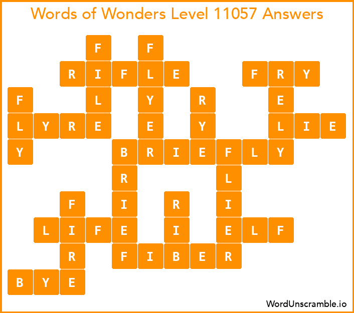 Words of Wonders Level 11057 Answers