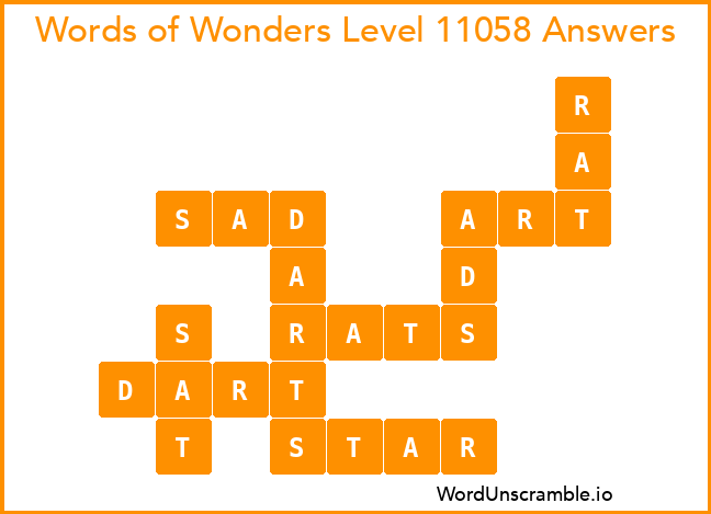 Words of Wonders Level 11058 Answers