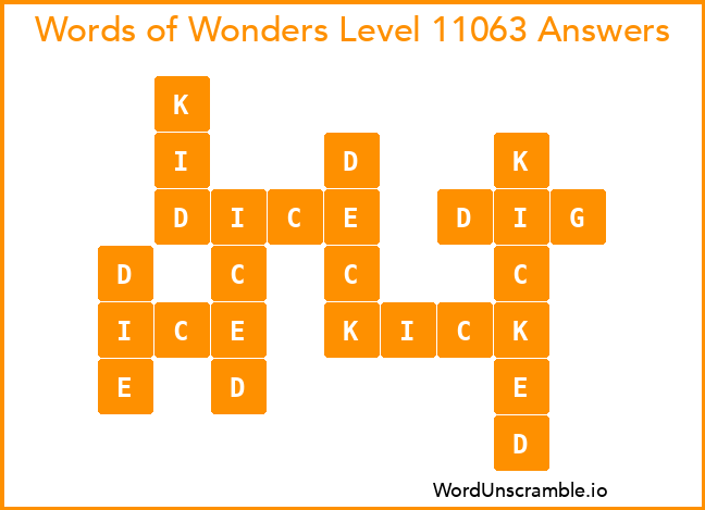 Words of Wonders Level 11063 Answers