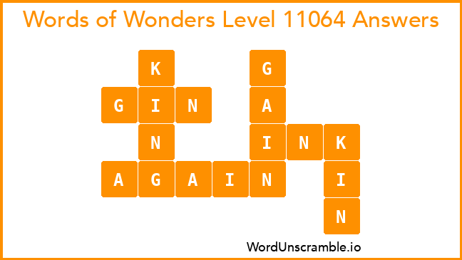 Words of Wonders Level 11064 Answers