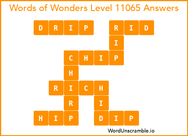 Words of Wonders Level 11065 Answers