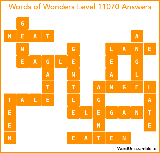 Words of Wonders Level 11070 Answers