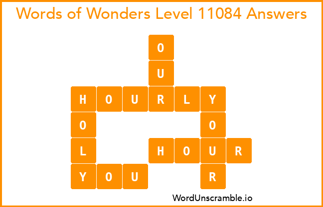 Words of Wonders Level 11084 Answers