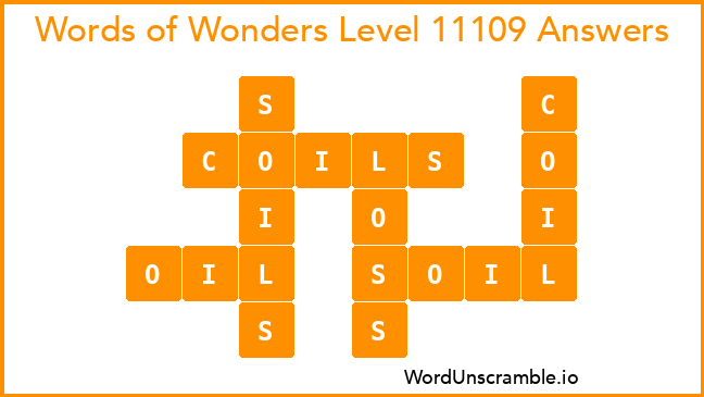 Words of Wonders Level 11109 Answers